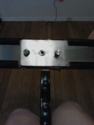 Waistband ends connected minus front shield
