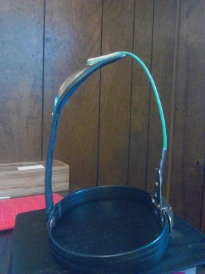 Upside down: front shield top curve relaxed to contour my body better...