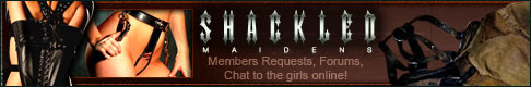 www.ShackledMaidens.com - Beautiful girls in heavy restraints